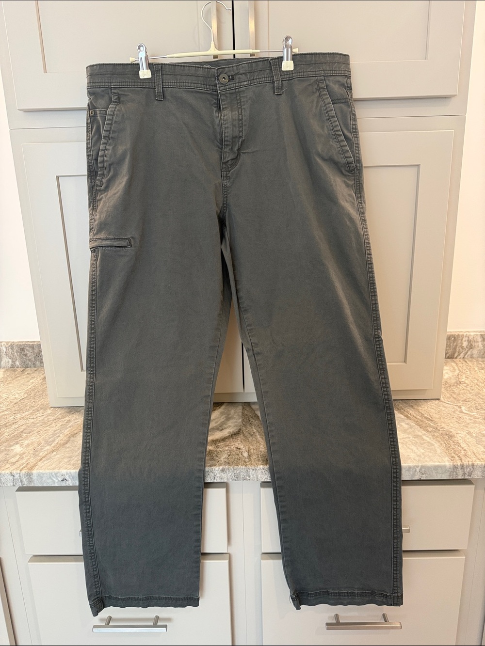 Weatherproof Men's Olive Gray Cargo Pants
